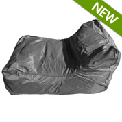 fauteuil gonflable - gris fonce - sitin pool